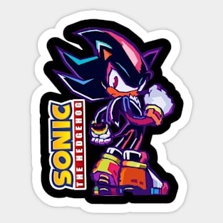 Sonic Wpap Pop Art Sticker